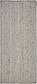 2' 6 x 6' Braided Jute Runner Rug thumbnail