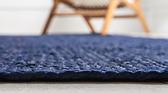 2' 6 x 6' Braided Jute Runner Rug thumbnail
