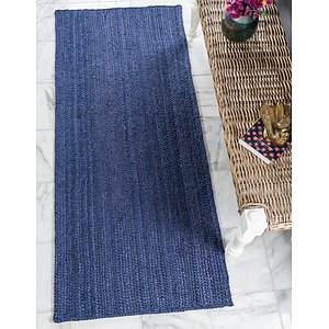 Unique Loom 2' 6 x 6' Braided Jute Runner Rug
