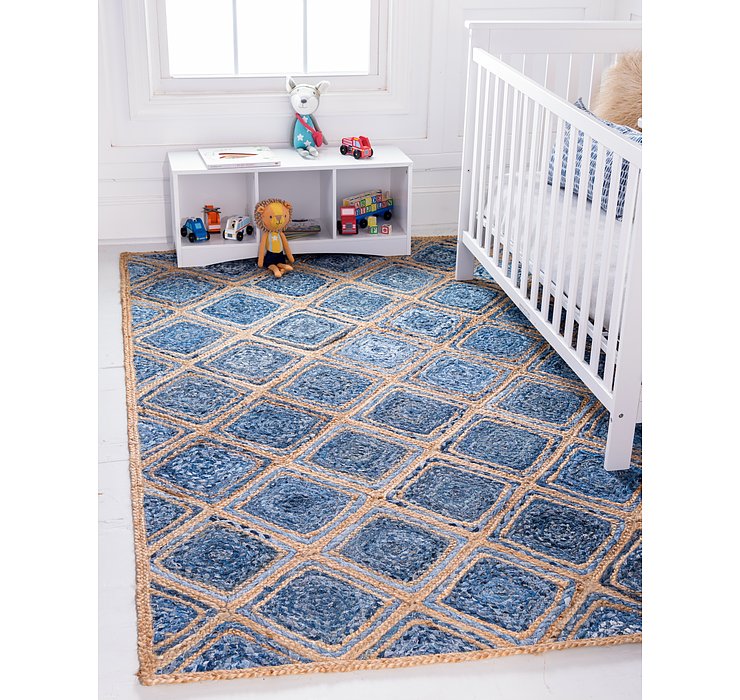 8' x 10' Braided Jute Rug
