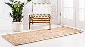 2' 6 x 6' Braided Jute Runner Rug thumbnail