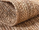 2' 6 x 6' Braided Jute Runner Rug thumbnail