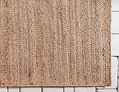 2' 6 x 6' Braided Jute Runner Rug thumbnail