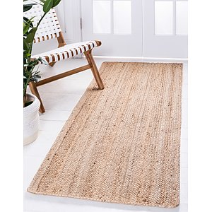 Unique Loom 2' 6 x 6' Braided Jute Runner Rug