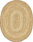 8' x 10' Braided Jute Oval Rug thumbnail