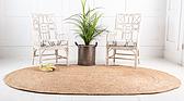 8' x 10' Braided Jute Oval Rug thumbnail