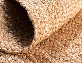 8' x 10' Braided Jute Oval Rug thumbnail
