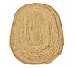 Unique Loom 3' 3 x 5' Braided Jute Oval Rug thumbnail image 11