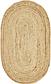 3' 3 x 5' Braided Jute Oval Rug thumbnail