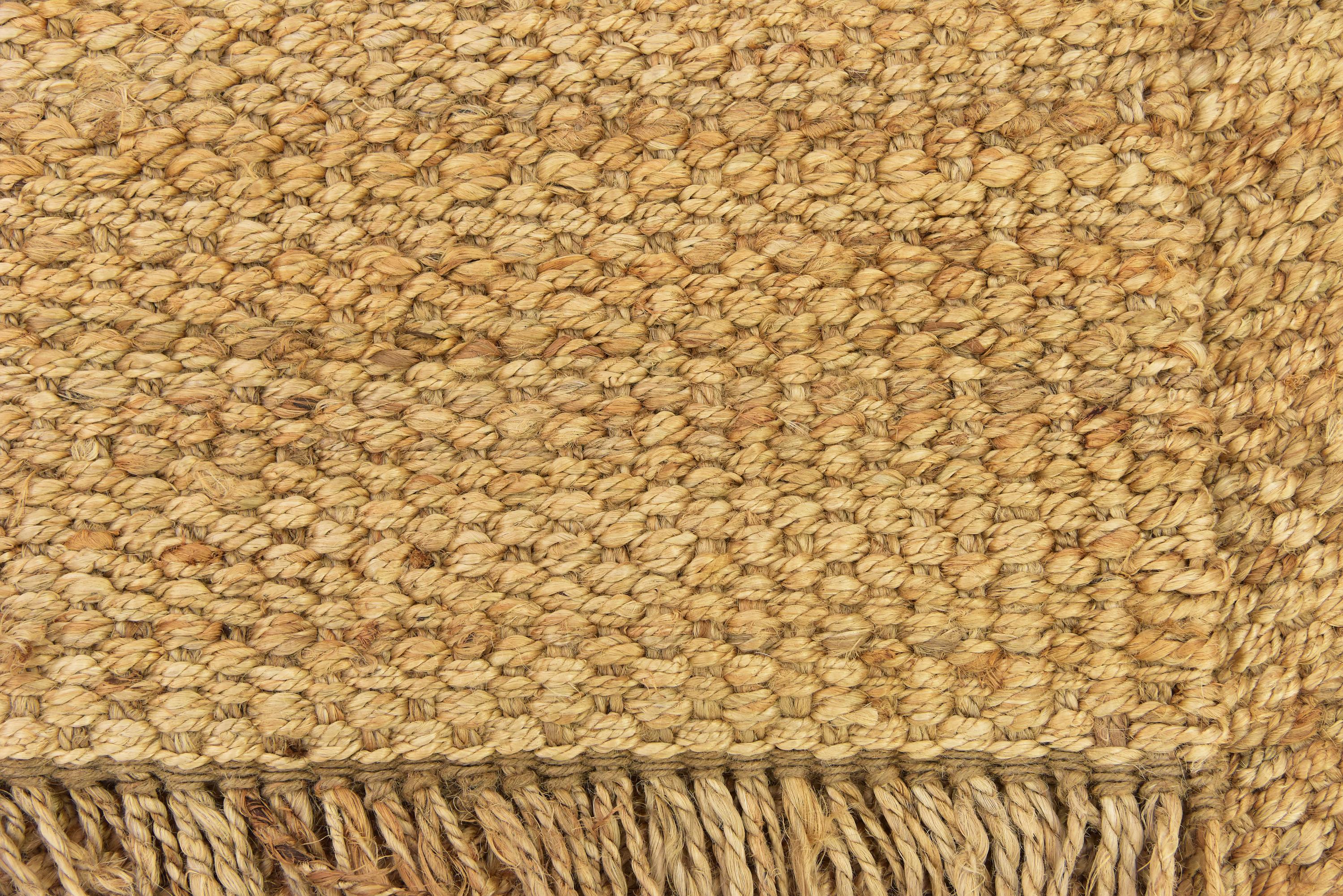 Natural 9' x 12' Chunky Jute Rug iRugs UK