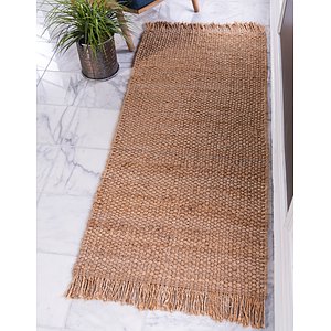 Unique Loom 2' 6 x 6' Chunky Jute Runner Rug