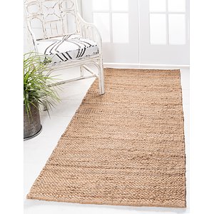 Unique Loom 2' 6 x 6' Chunky Jute Runner Rug