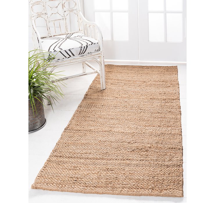 2' 6 x 6' Chunky Jute Runner Rug