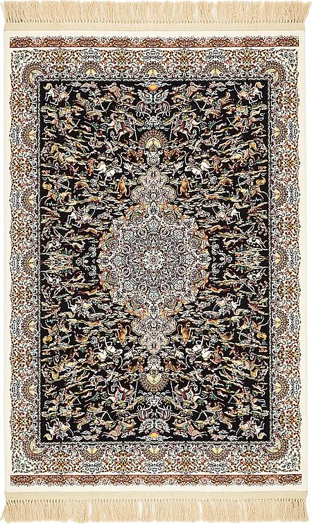Black 3 X 13 Dynasty Runner Rug Area Rugs Erugs Main Image Of Rug