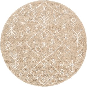 245cm x 245cm Marrakesh Shag Round Rug