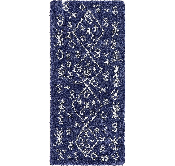 2' 7 x 6' Marrakesh Shag Runner Rug
