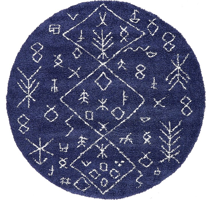 8' x 8' Marrakesh Shag Round Rug