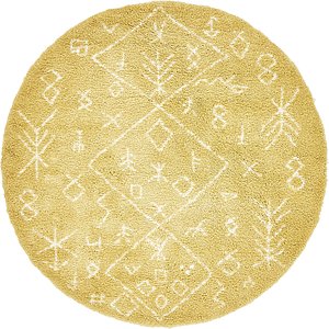 8' x 8' Marrakesh Shag Round Rug