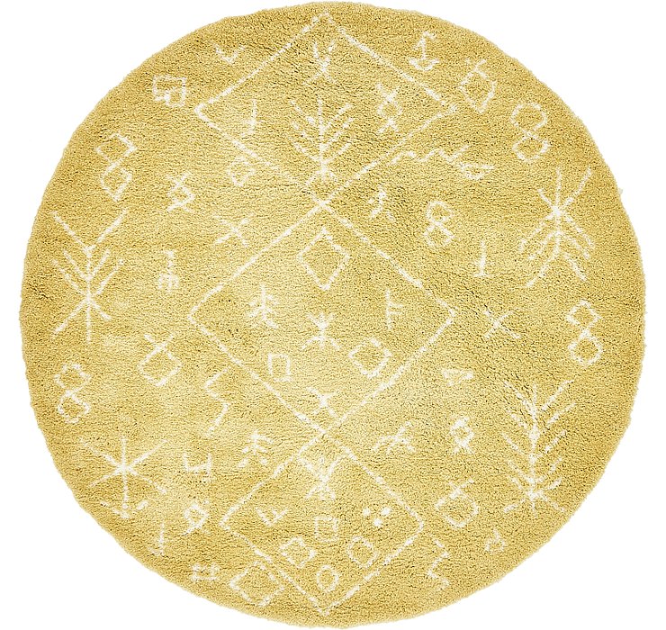245cm x 245cm Marrakesh Shag Round Rug