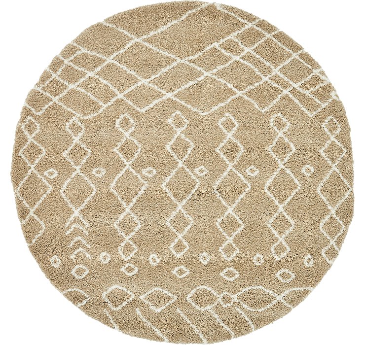 8' x 8' Marrakesh Shag Round Rug