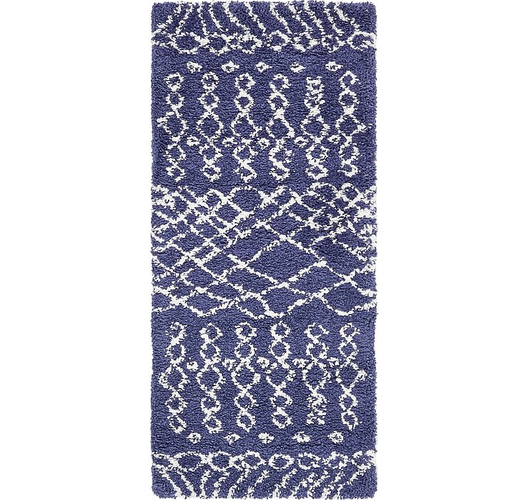 2' 7 x 6' Marrakesh Shag Runner Rug