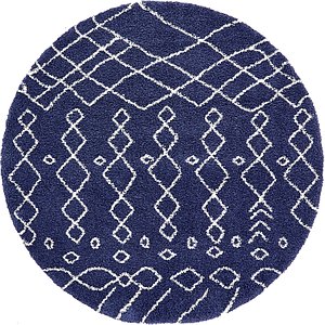 8' x 8' Marrakesh Shag Round Rug