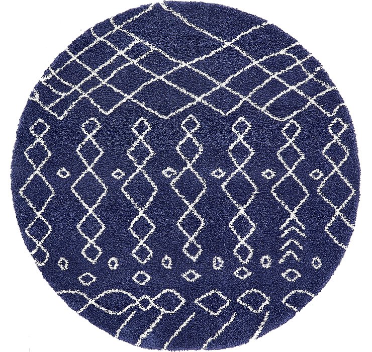 245cm x 245cm Marrakesh Shag Round Rug