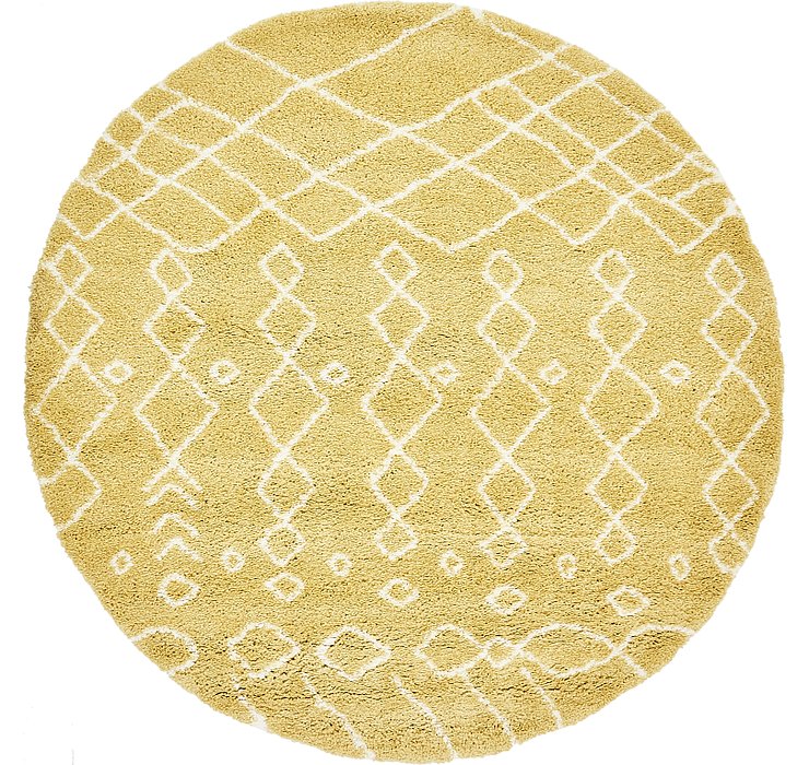 8' x 8' Marrakesh Shag Round Rug