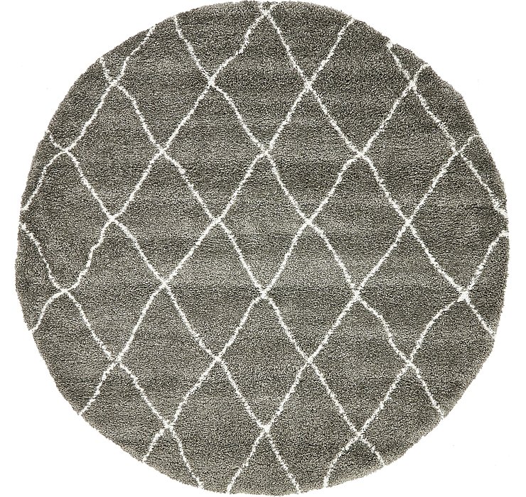 8' x 8' Marrakesh Shag Round Rug