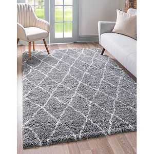 Unique Loom 9' x 12' Rabat Shag Rug