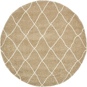 245cm x 245cm Marrakesh Shag Round Rug