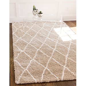 Unique Loom 4' x 6' Rabat Shag Rug