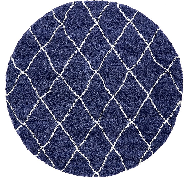 8' x 8' Marrakesh Shag Round Rug
