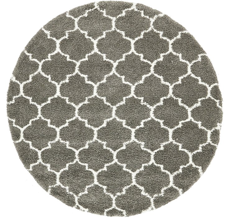 8' x 8' Morroccan Shag Round Rug