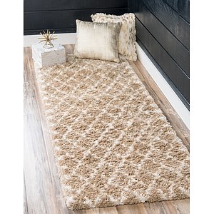 Unique Loom 2' 7 x 6' Rabat Shag Runner Rug