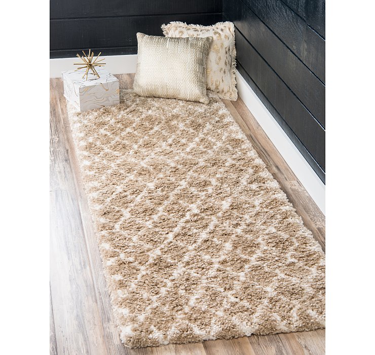 80cm x 183cm Marrakesh Shag Runner Rug