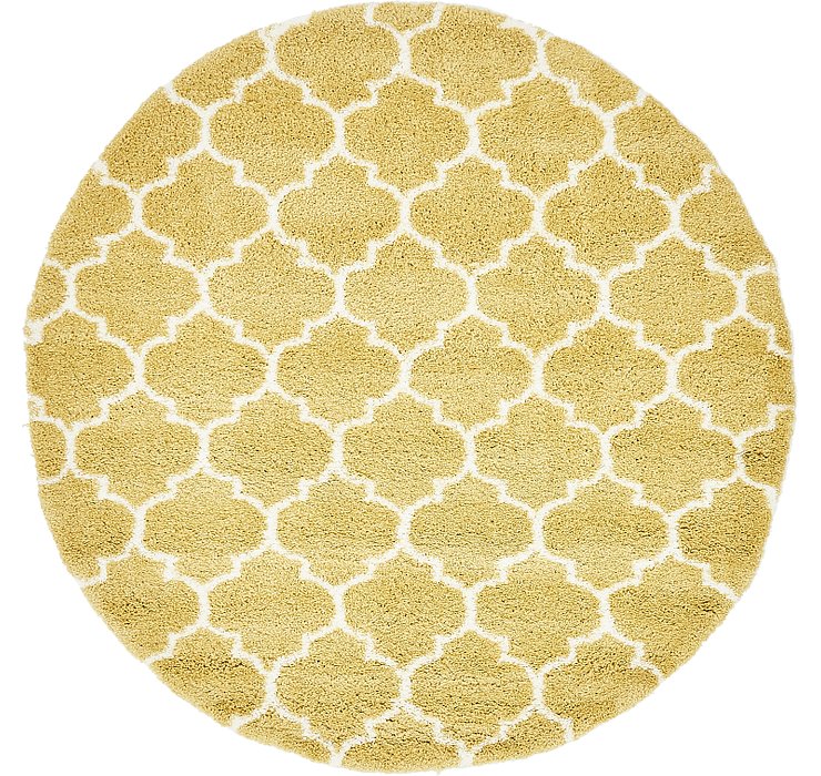 8' x 8' Marrakesh Shag Round Rug