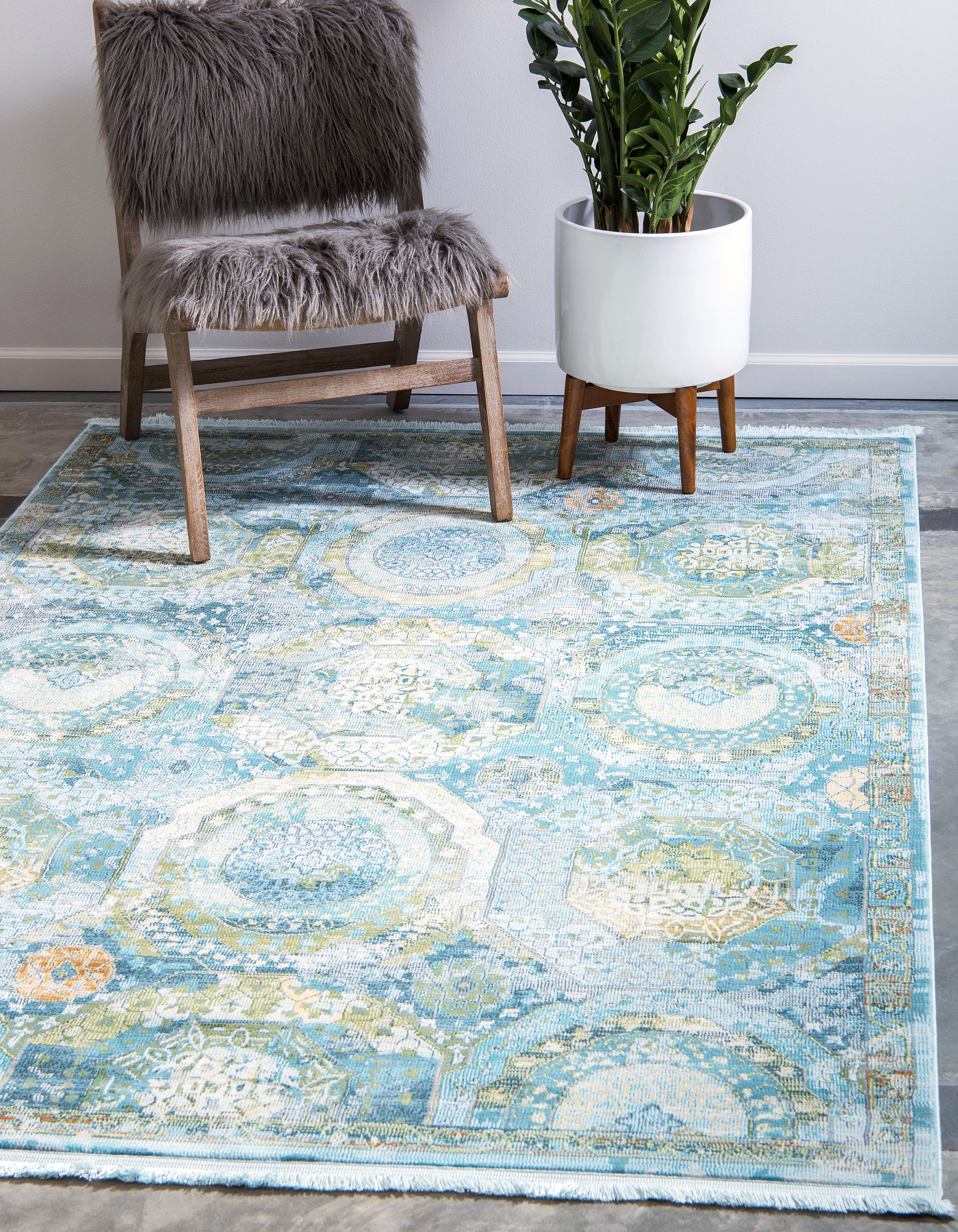 Light Blue 10' x 13' Havana Rug eSaleRugs