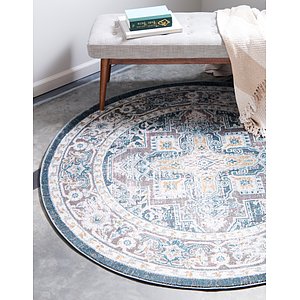 Unique Loom 5' 5 x 5' 5 Baracoa Round Rug