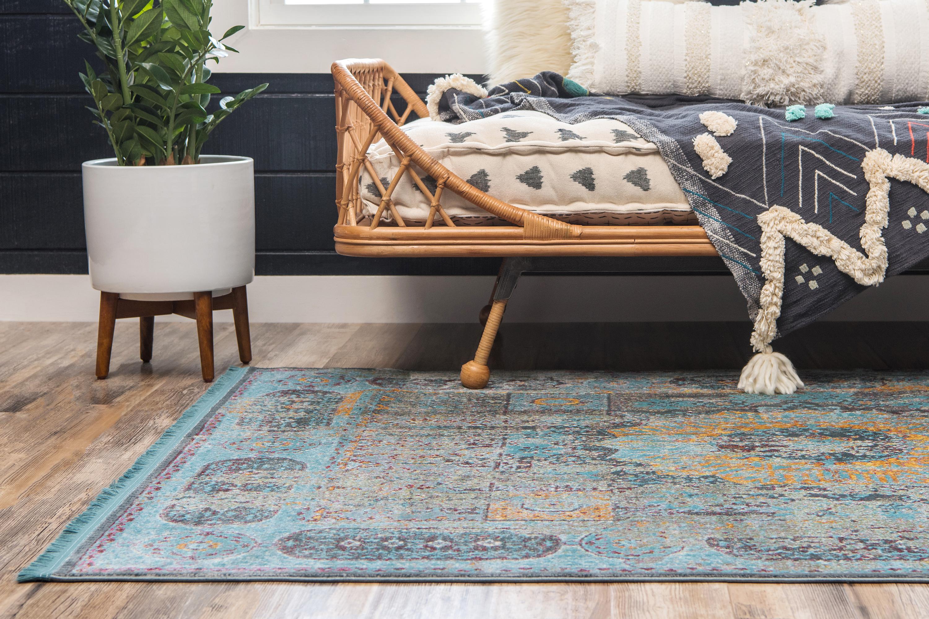 Blue 10' x 13' Havana Rug eSaleRugs