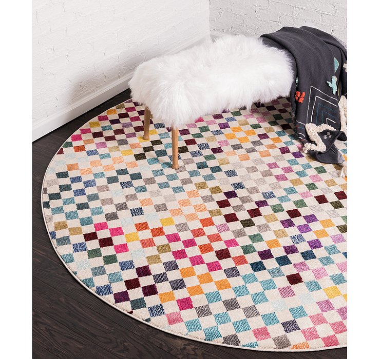 8' x 8' Spectrum Round Rug