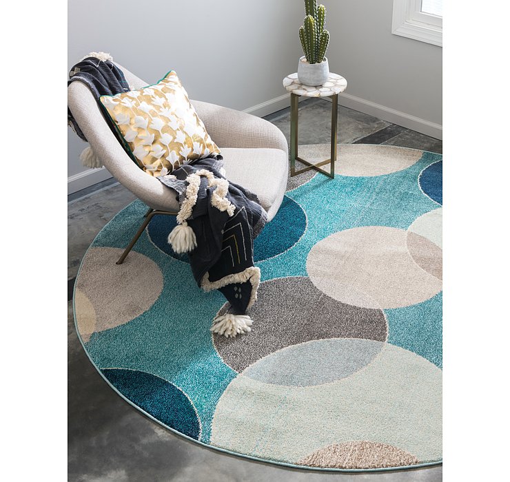 8' x 8' Spectrum Round Rug
