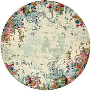 Unique Loom 8' x 8' Chromatic Round Rug