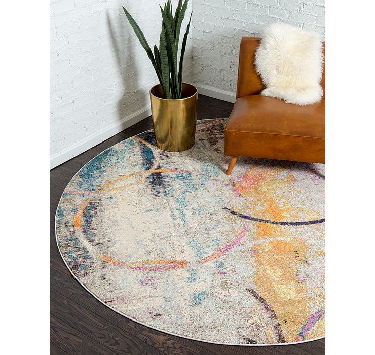 8' x 8' Spectrum Round Rug