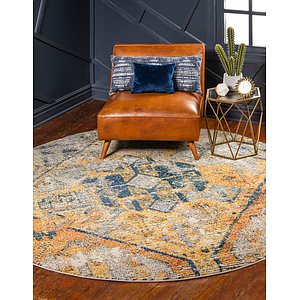 Unique Loom 8' x 8' Monterey Round Rug