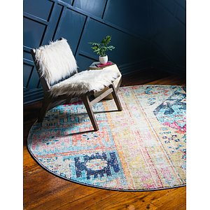 Unique Loom 8' x 8' Monterey Round Rug