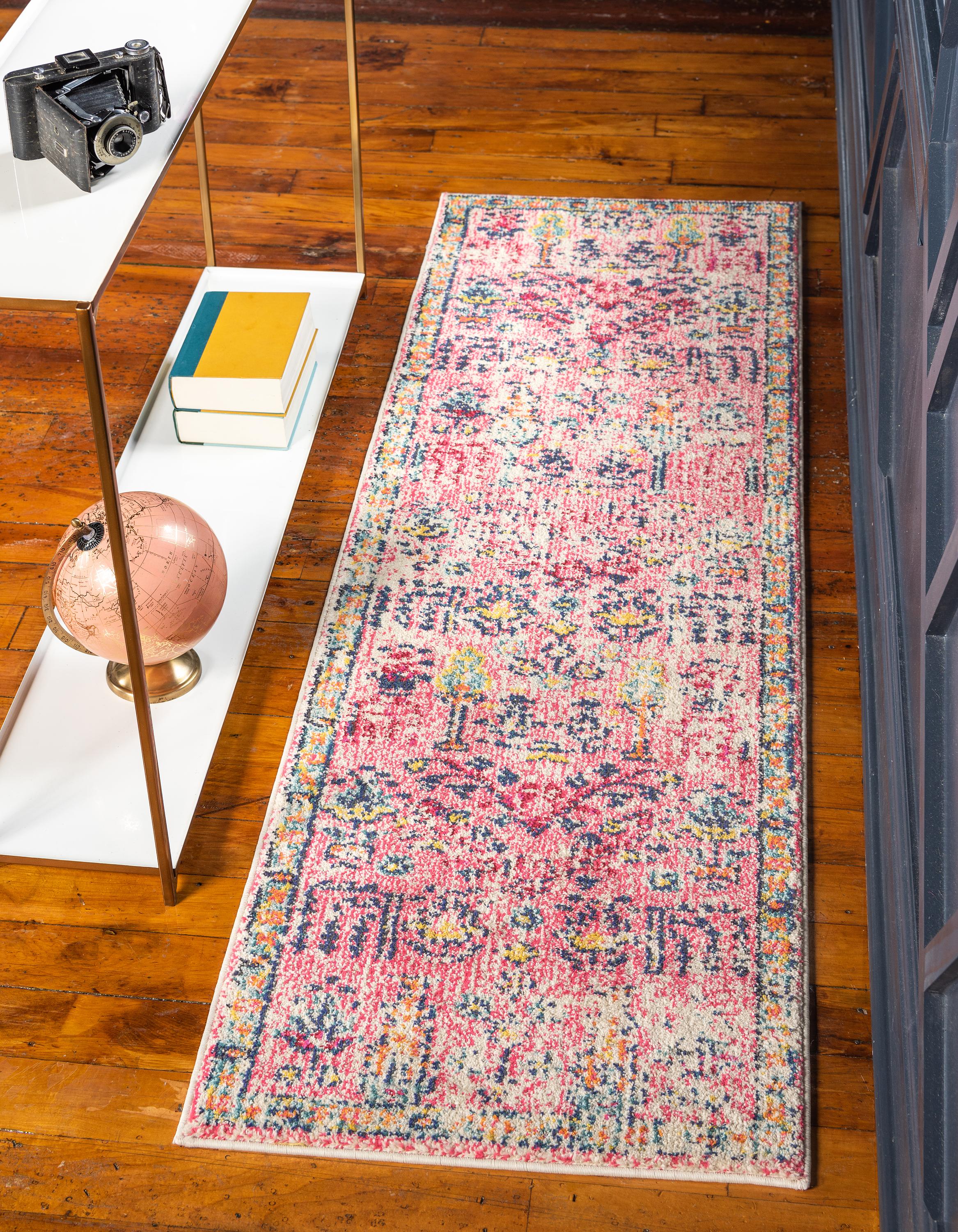 Pink 2' 7 x 10' Alta Runner Rug Area Rugs eSaleRugs