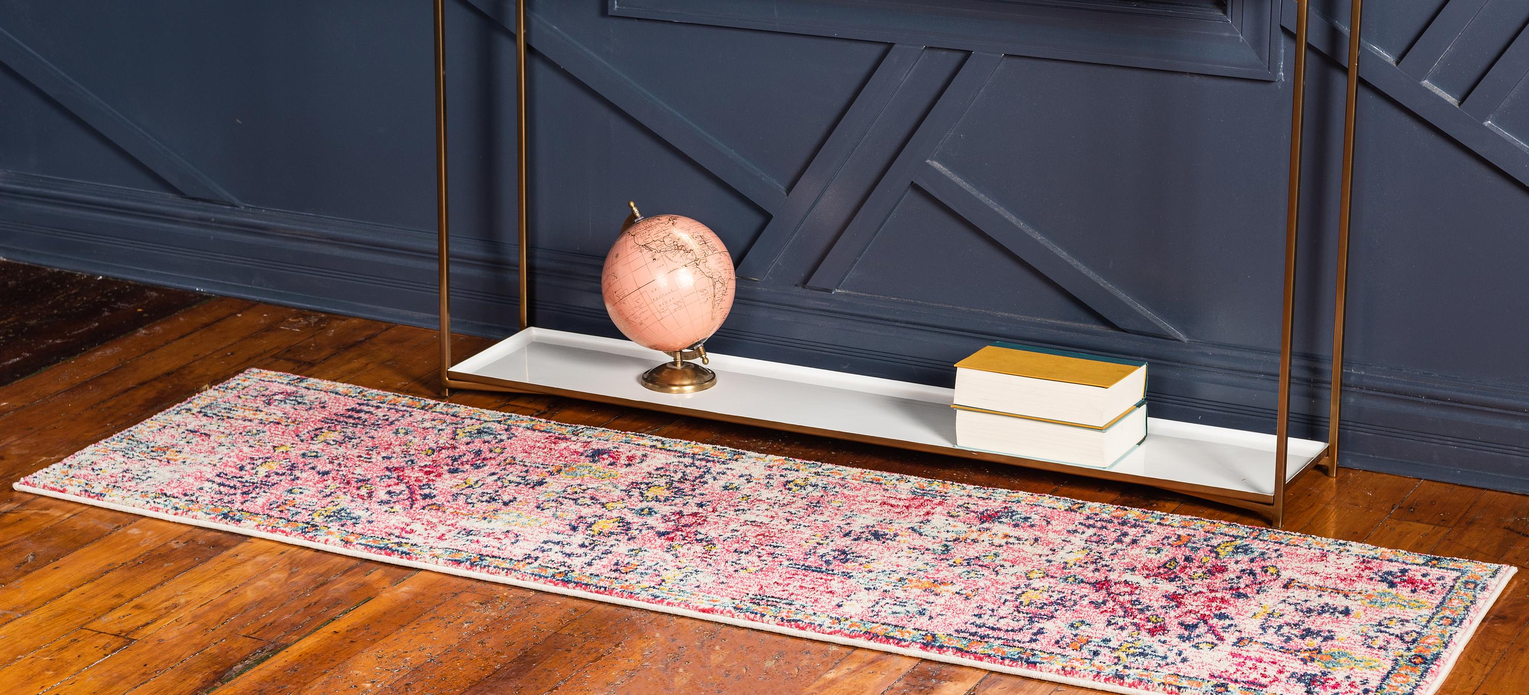 Pink 2' 7 x 10' Alta Runner Rug Area Rugs eSaleRugs