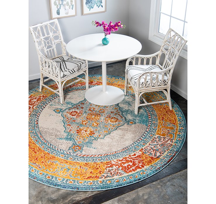 4' x 4' Arte Round Rug