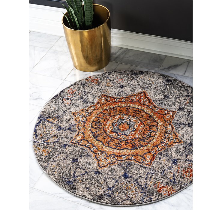 4' x 4' Arte Round Rug
